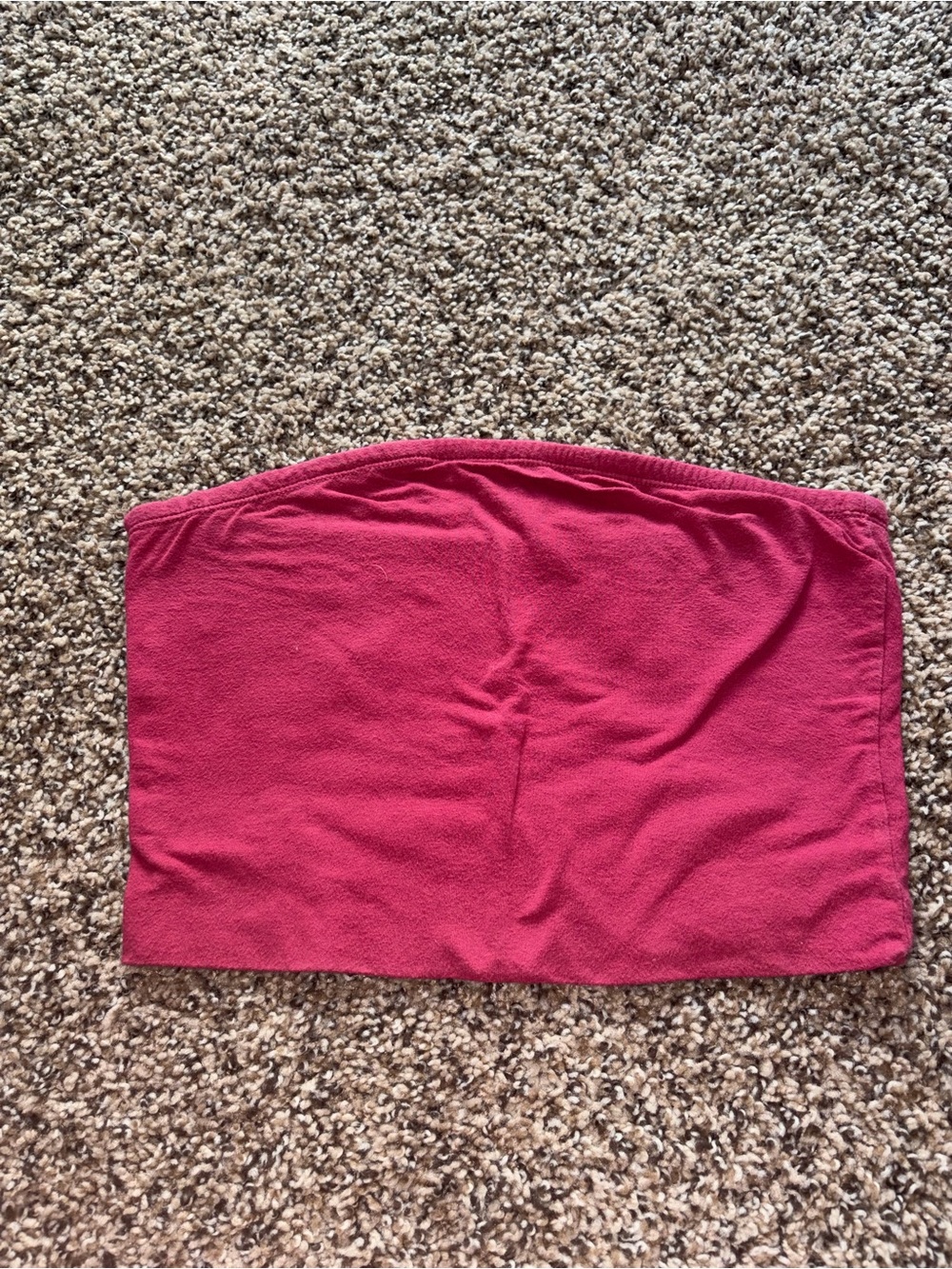 Active USA Fuchsia Strapless Tube Mini Top